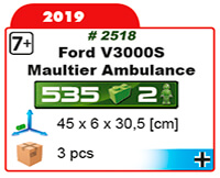 Half-track médical allemand FORD V3000S MAULTIER